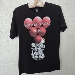 IT T-shirt You'll float to Clown Novelty Fashion Summer Movie Collection Gothic
